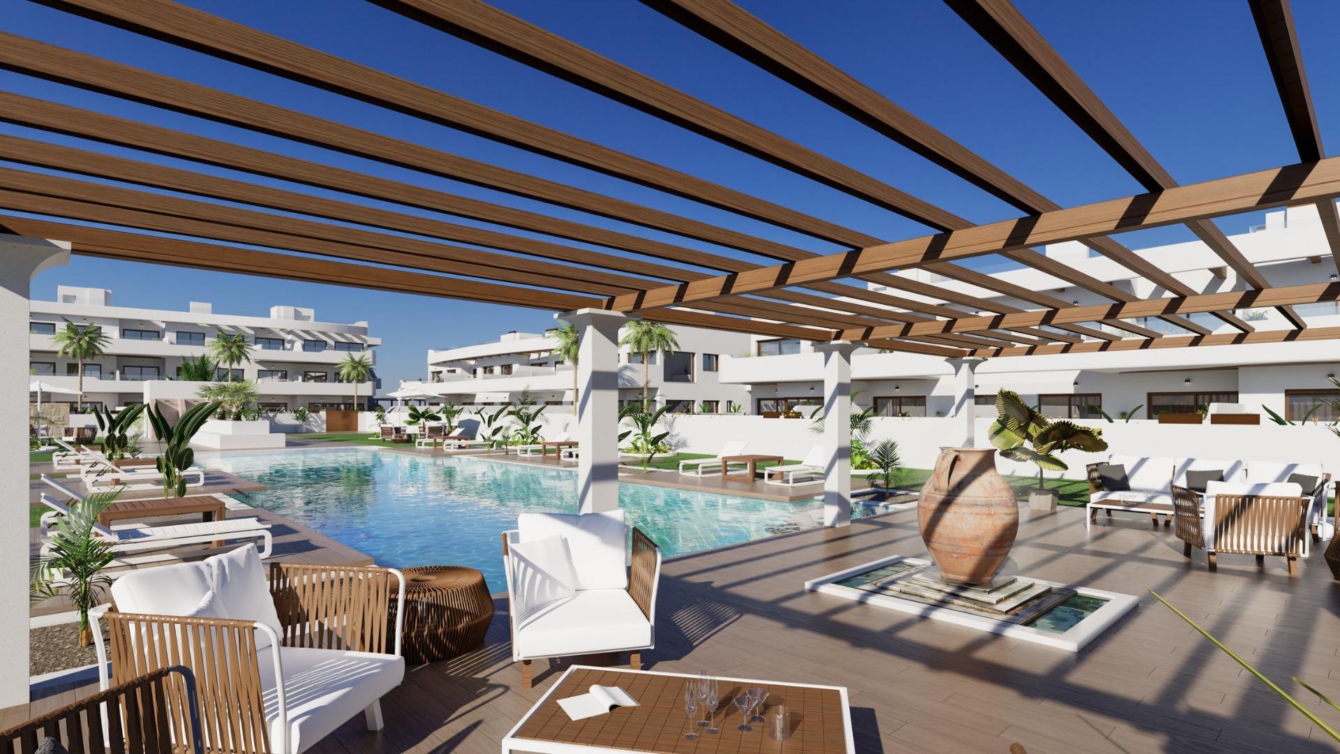 New build residential complex near serena golf and the mar menor in los alcazares