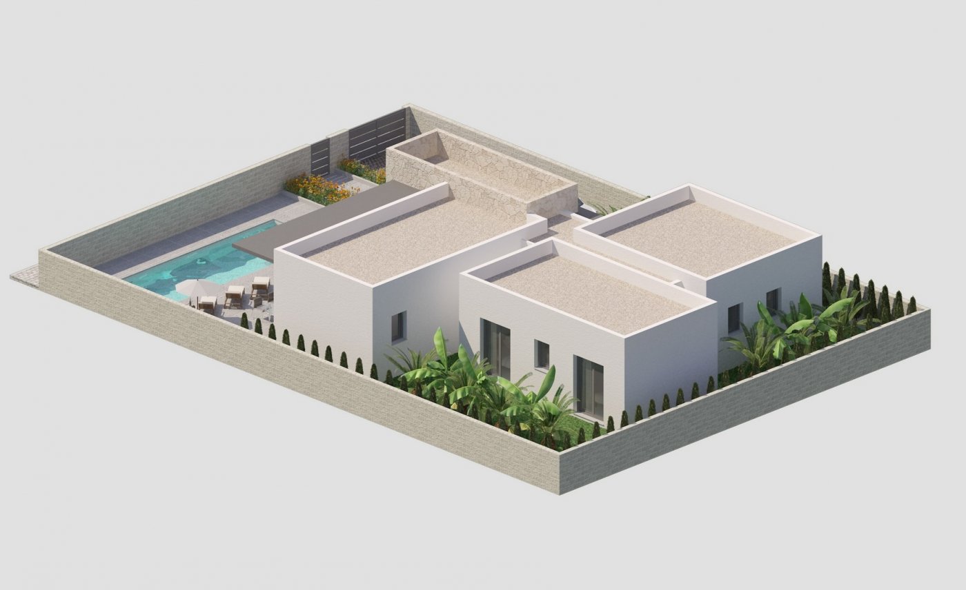 New build modern villas in benijofar