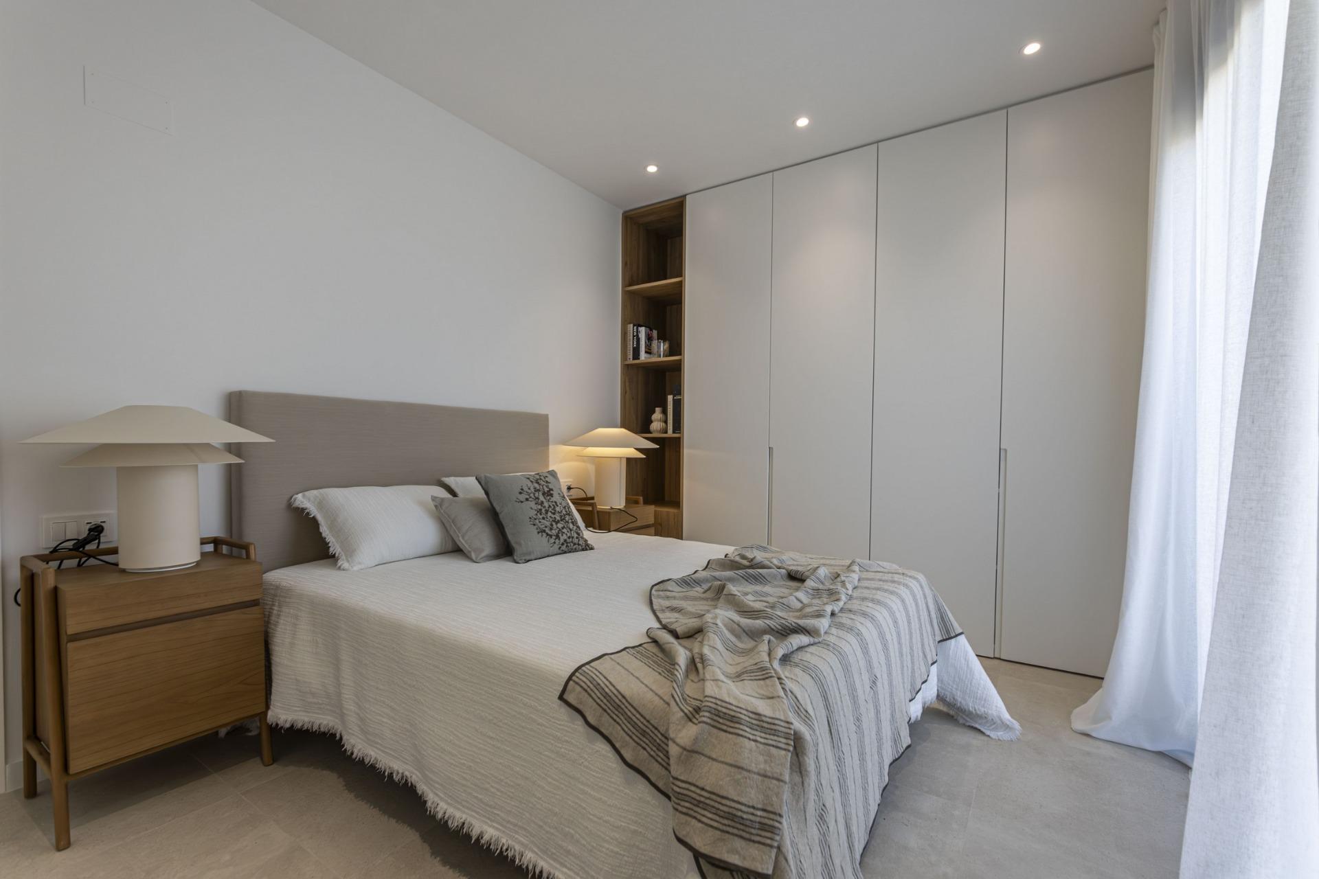 New build villas in altaona golf resort murcia with private pool and mountain views