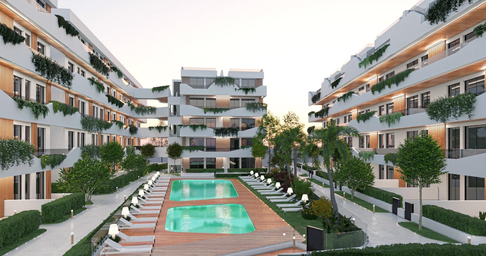 New build tourist apartments in santiago de la ribera, san javier – just 750m from the beach