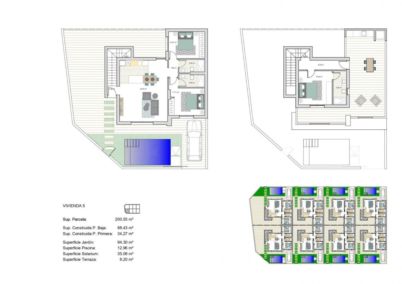 New build semi-detached villas in roldan