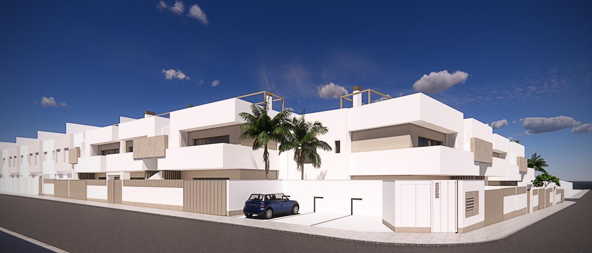 New build bungalows for sale in pilar de la horadada 3 km from beach