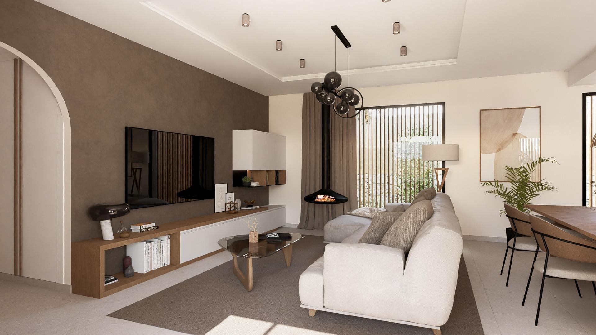 Contemporary one level villas in altaona golf resort murcia