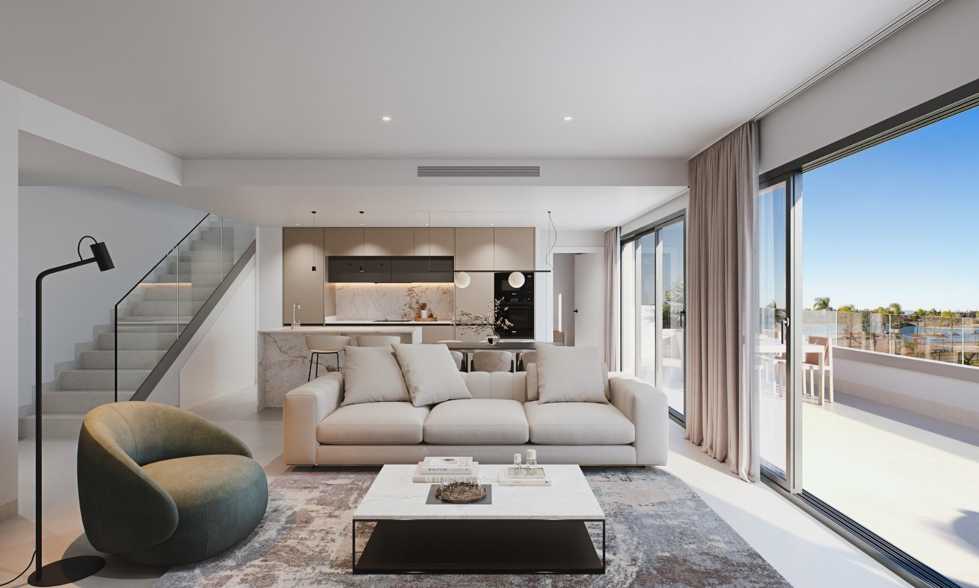 Luxury new build apartments for sale in santa rosalia lake and life resort murcia