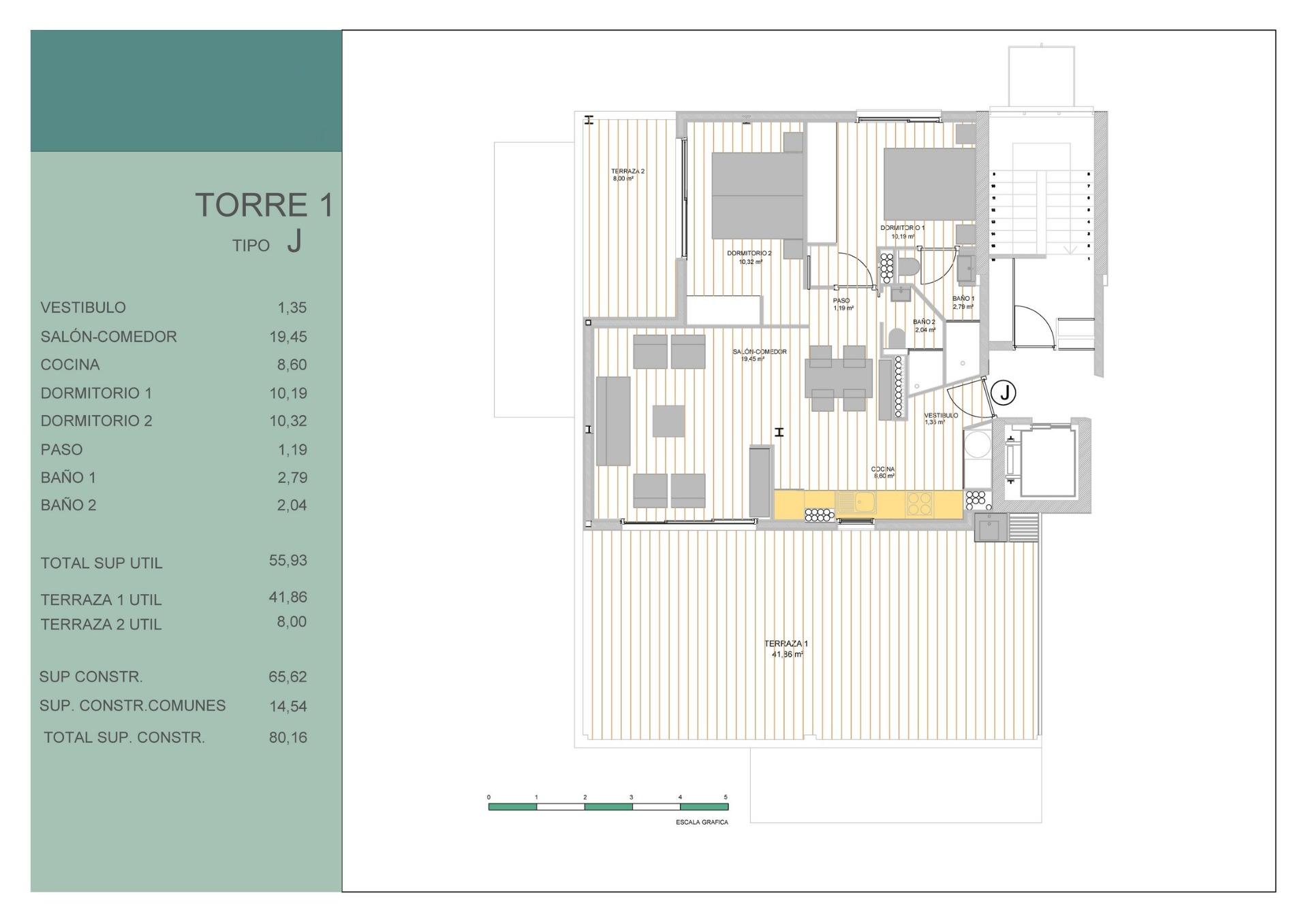 Modern new build apartments near the beach and marina in guardamar del segura