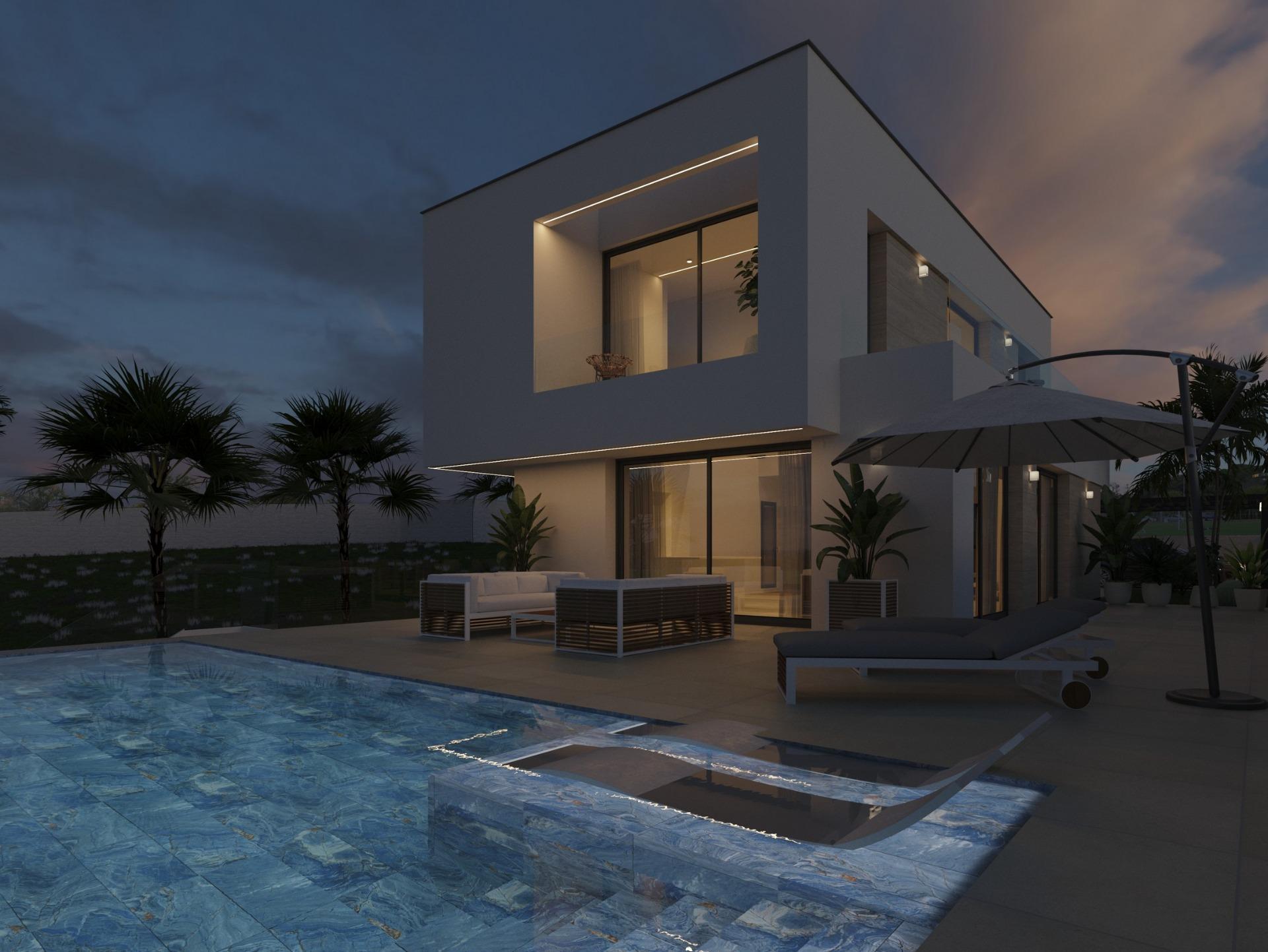 New build villa in rojales – modern design and prime location