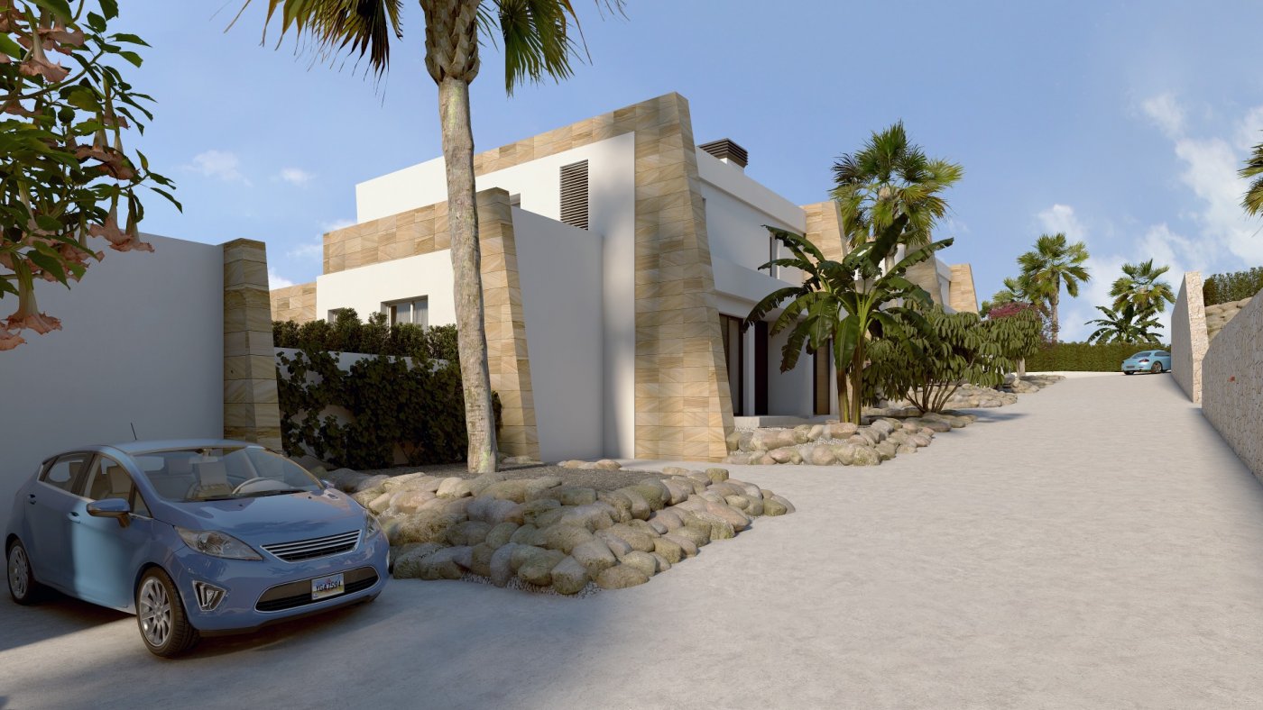 New build semi-detached villas with private pool in la finca golf resort, algorfa