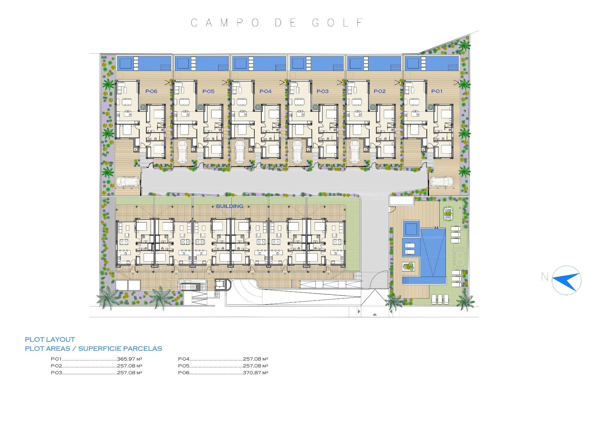 New build residential complex in los alcazares