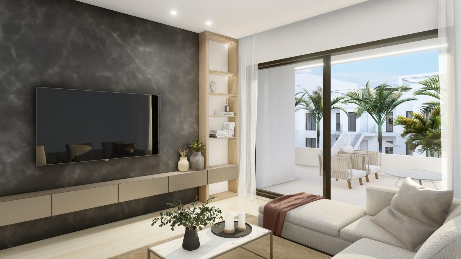 New build apartments and bungalows for sale in pilar de la horadada near the beach