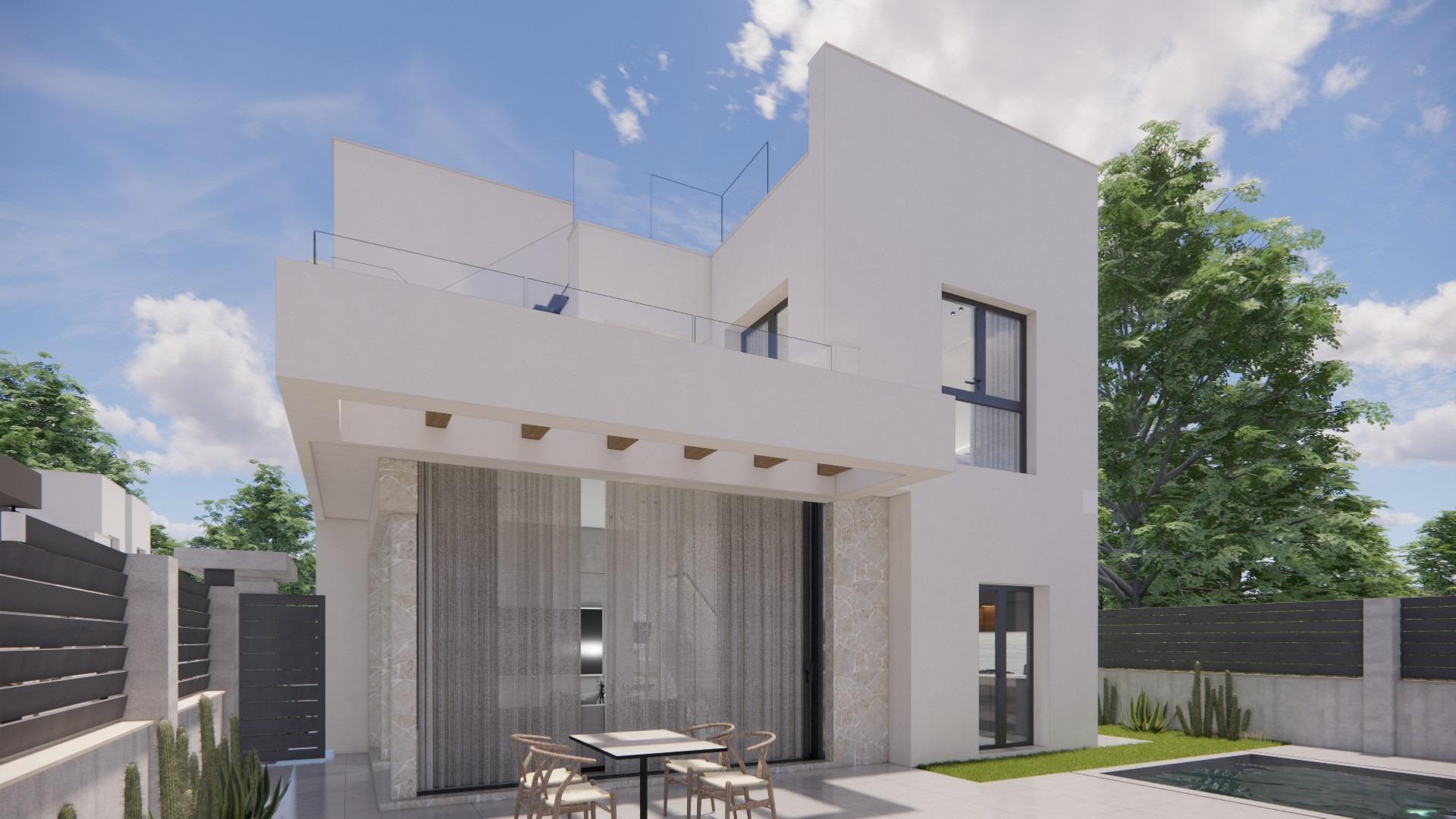 Modern new build villas in la herrada los montesinos with private pool