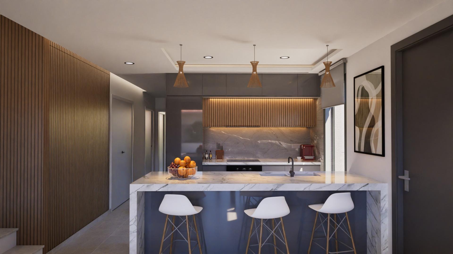 New build semi-detached villas in los nietos, la manga mar menor
