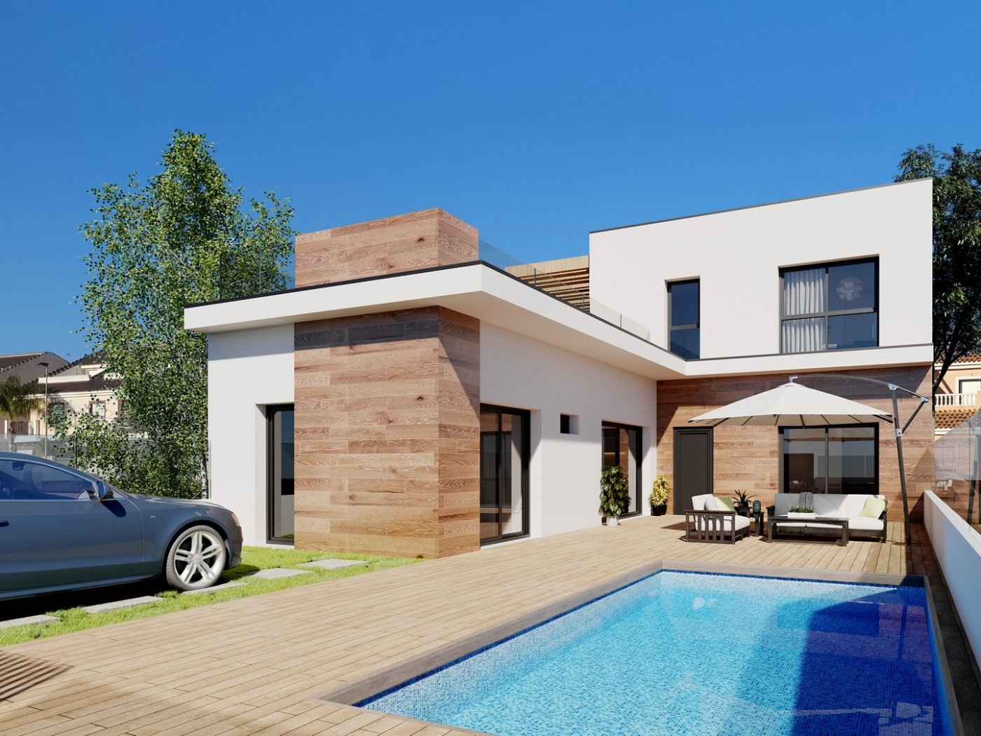 New build townhouses in san javier