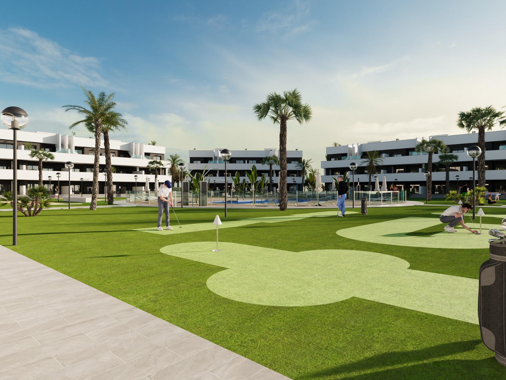 New build tourist licensed apartments with lagoon views in el raso guardamar del segura
