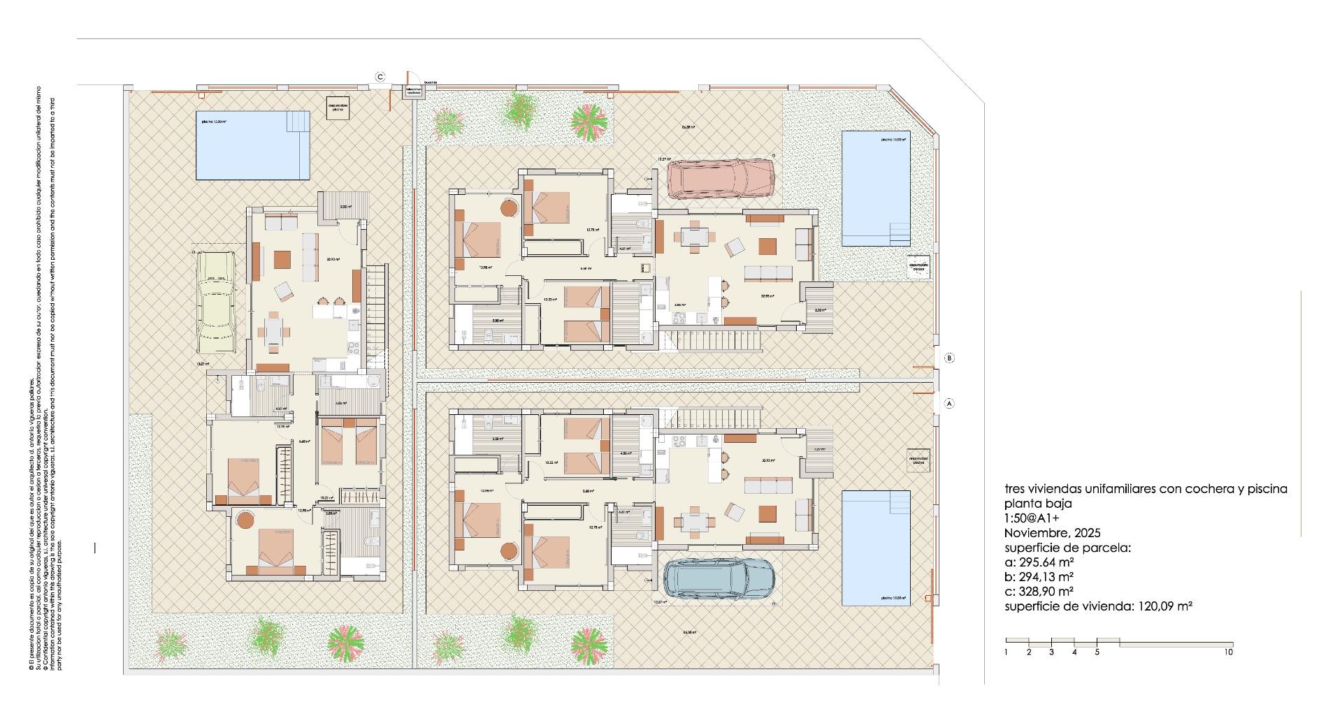 Exclusive new build villas with private pool near the beach in los alcazares