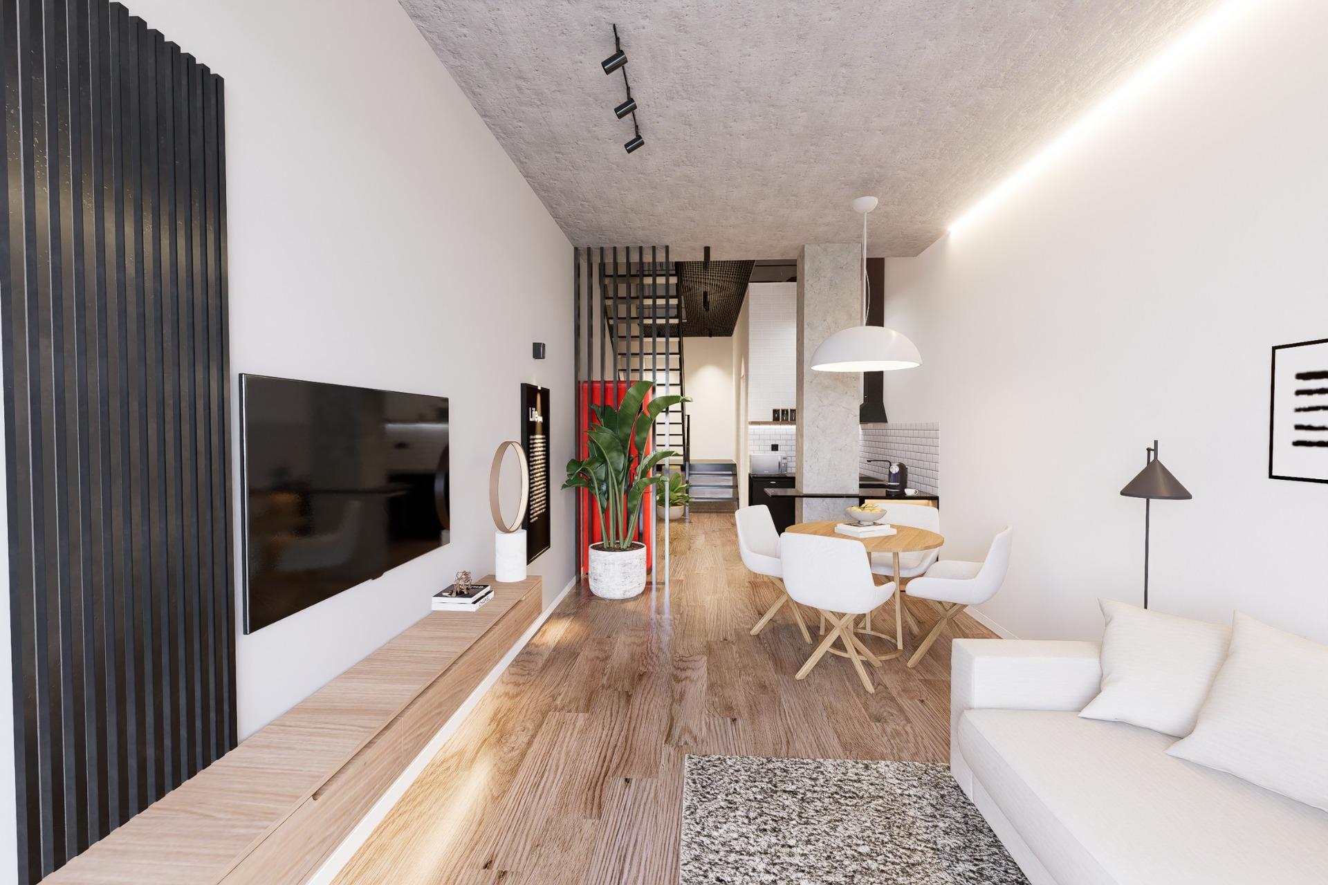 Modern duplex loft apartments in the heart of alicante