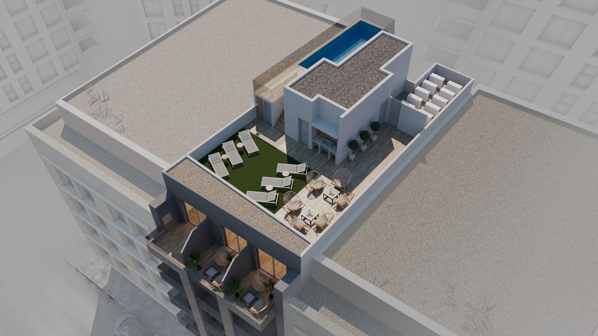 New-build apartments in torrevieja, just 100 metres from los locos beach