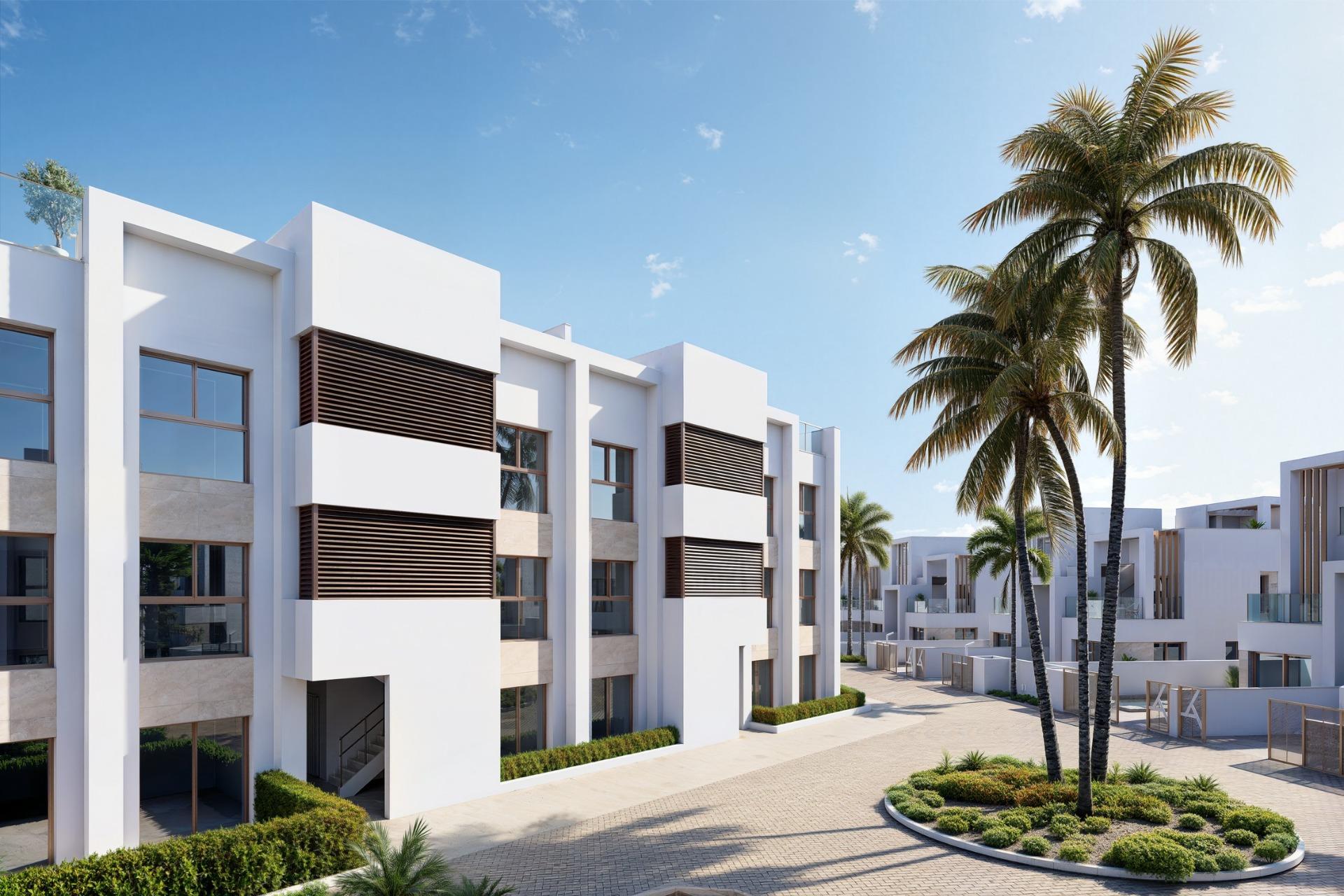 New build resort apartments at la serena golf-los alcazares near the beach