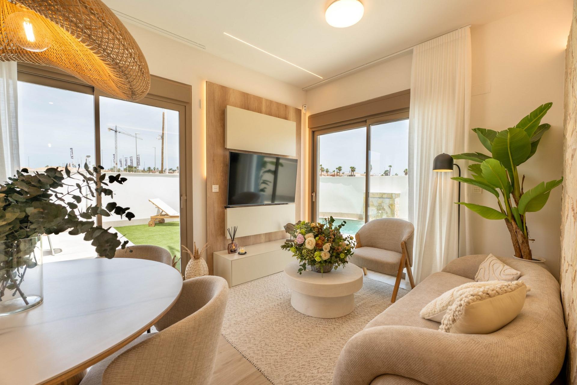 New build villas with private pool at serena golf-los alcazares