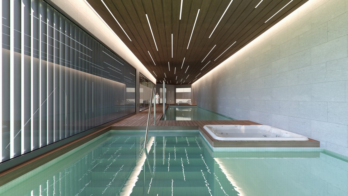 GROUND FLOOR FLAT IN LUXURY RESIDENTIAL COMPLEX NEXT TO THE SEA