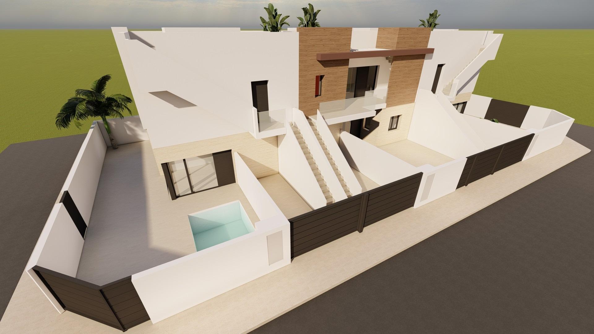 New build bungalows for sale in lo pagan near the beach and marina