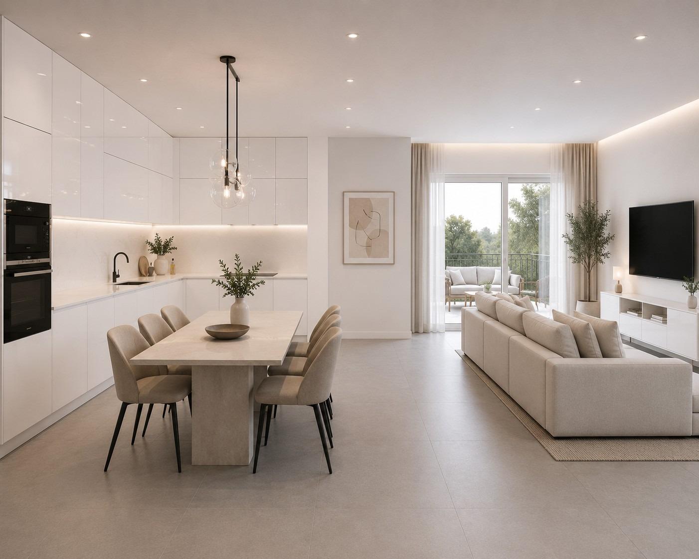 Development of 4 newly built semi-detached and terraced villas with private swimming pools at the mazarrón country club