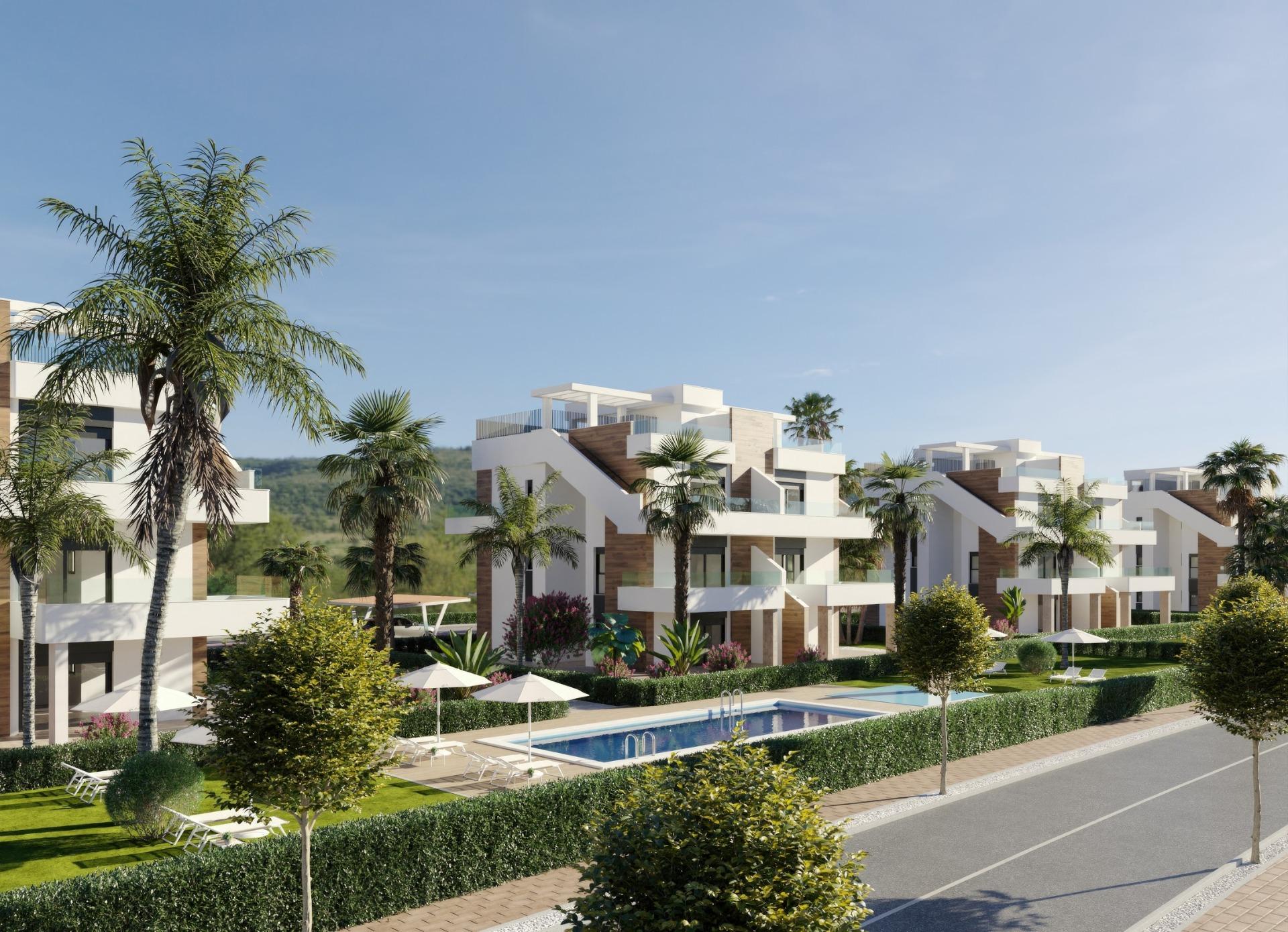 New build apartments in hacienda del Álamo golf resort, murcia