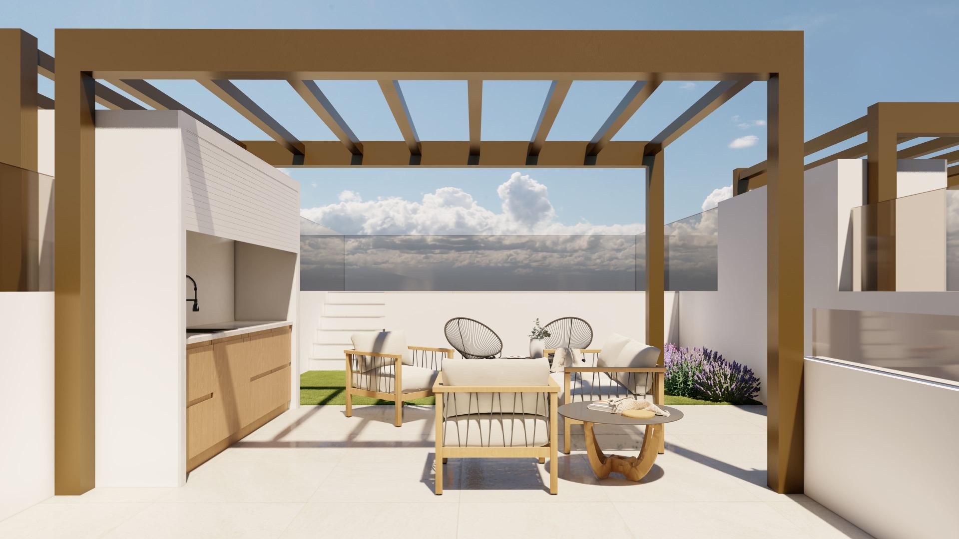 New build bungalows in san pedro del pinatar modern living near the beach