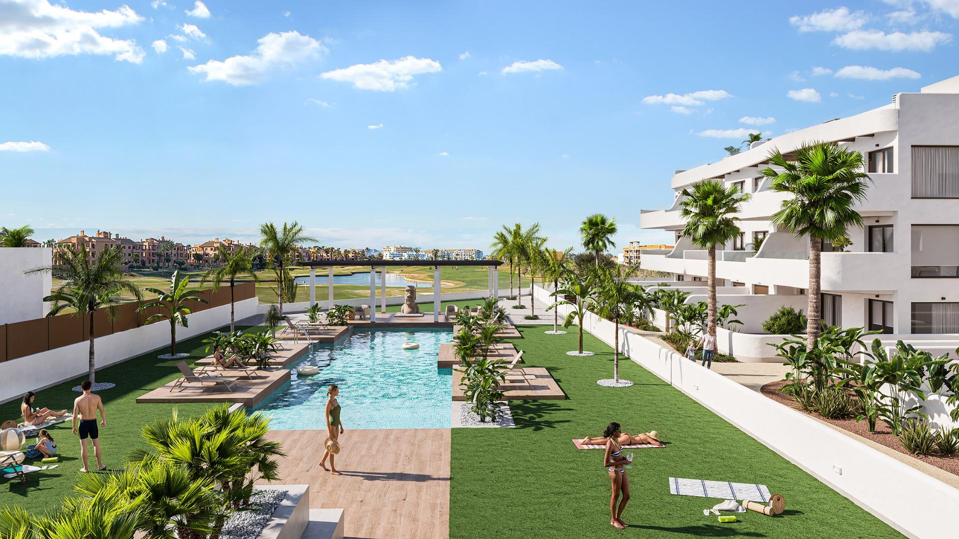 New build residential complex near serena golf and the mar menor in los alcazares