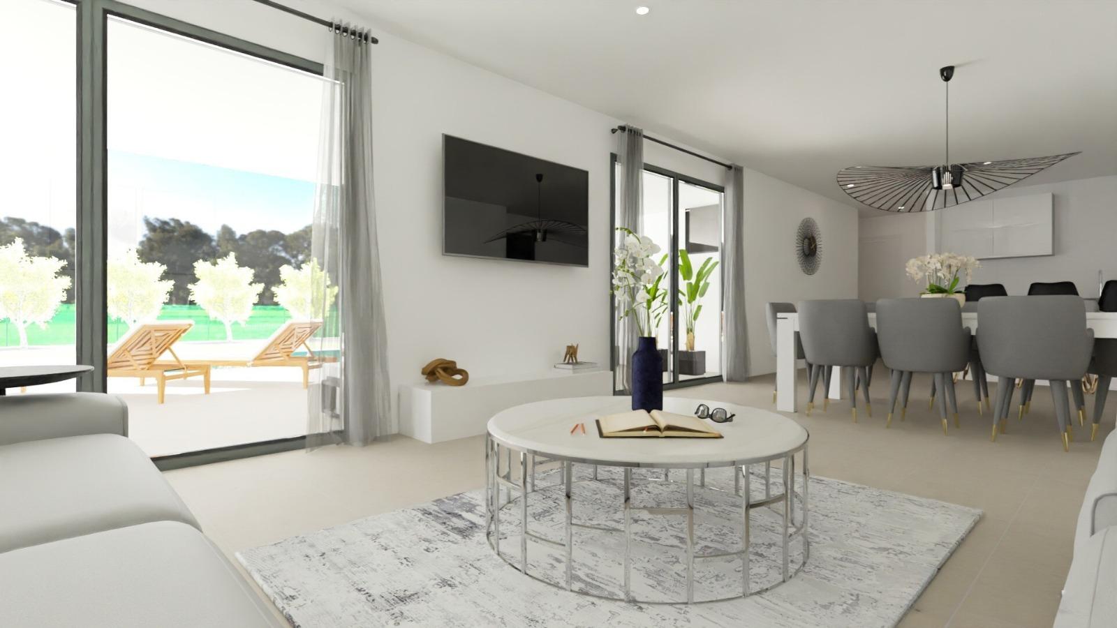Newly built villas with private pool in monforte del cid