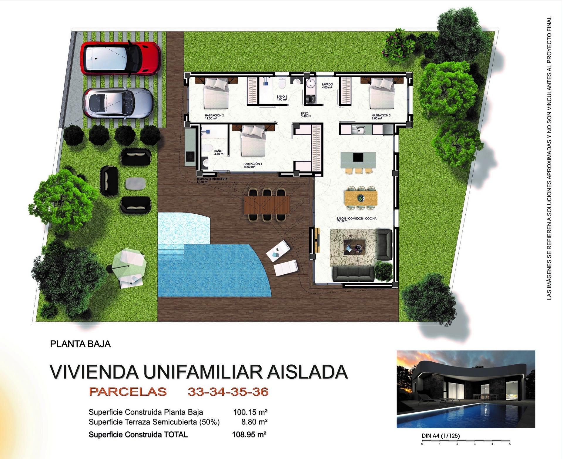 New build villas in los montesinos