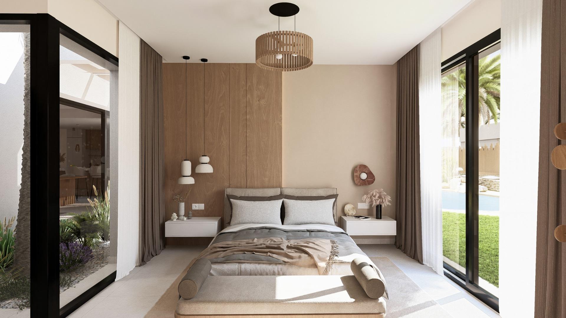 Contemporary one level villas in altaona golf resort murcia