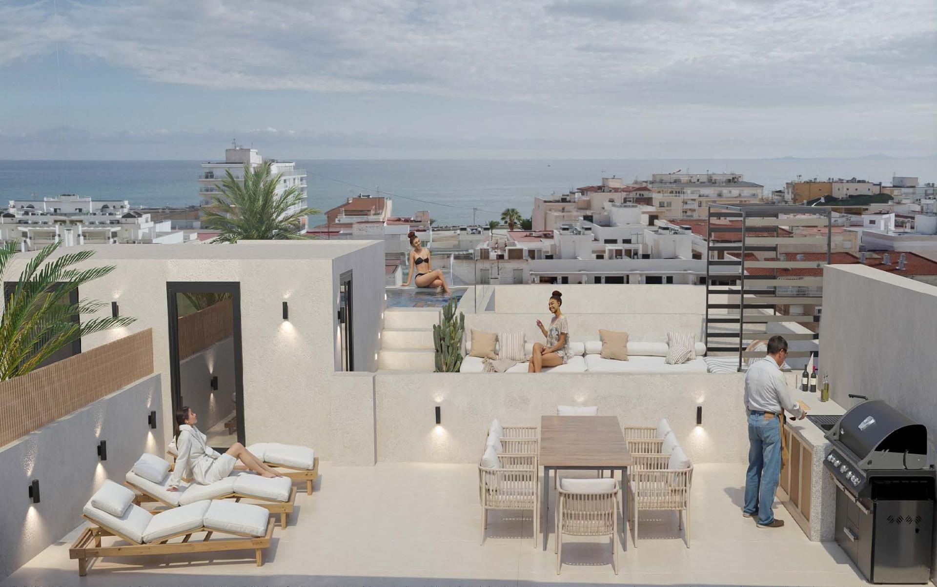 Modern apartments for sale just 250 m from el cura beach in torrevieja, costa blanca
