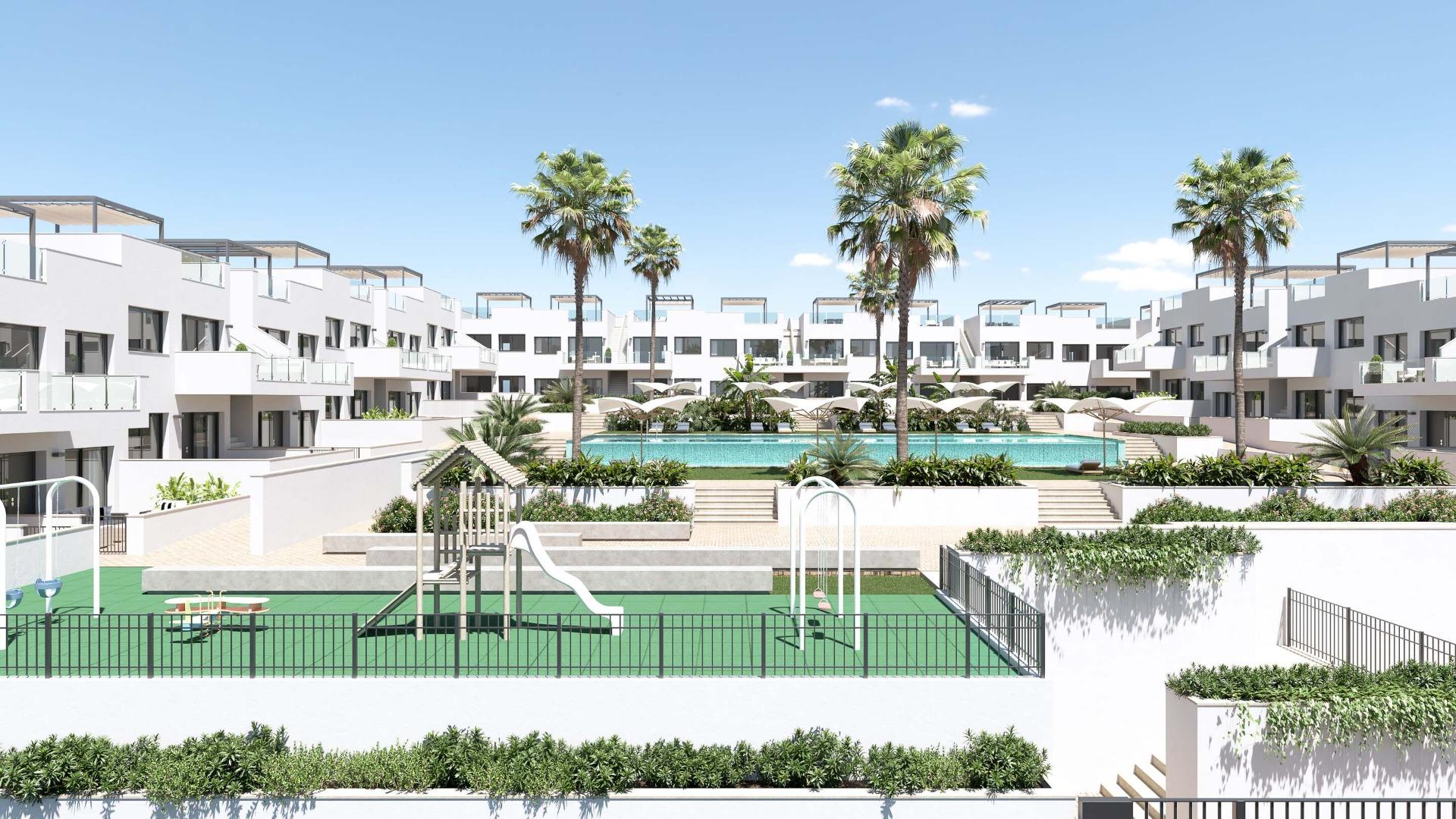 New build residential of bungalow apartments in los balcones