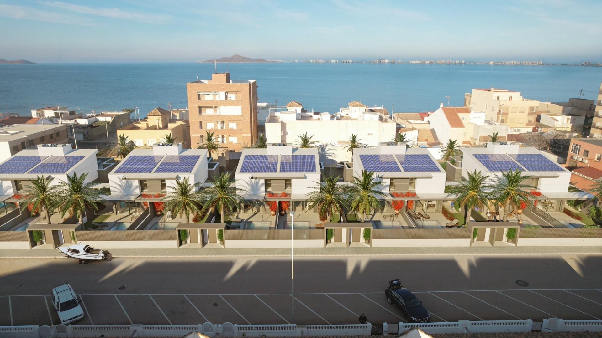 New build semi-detached villas in los nietos, la manga mar menor