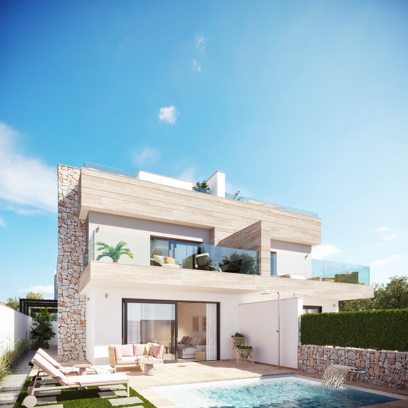Modern new build villas for sale in san pedro del pinatar – close to beach and town centre