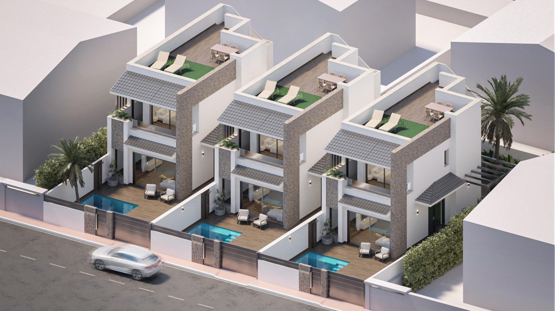 Luxury villas in san pedro del pinatar - modern living in a prime location
