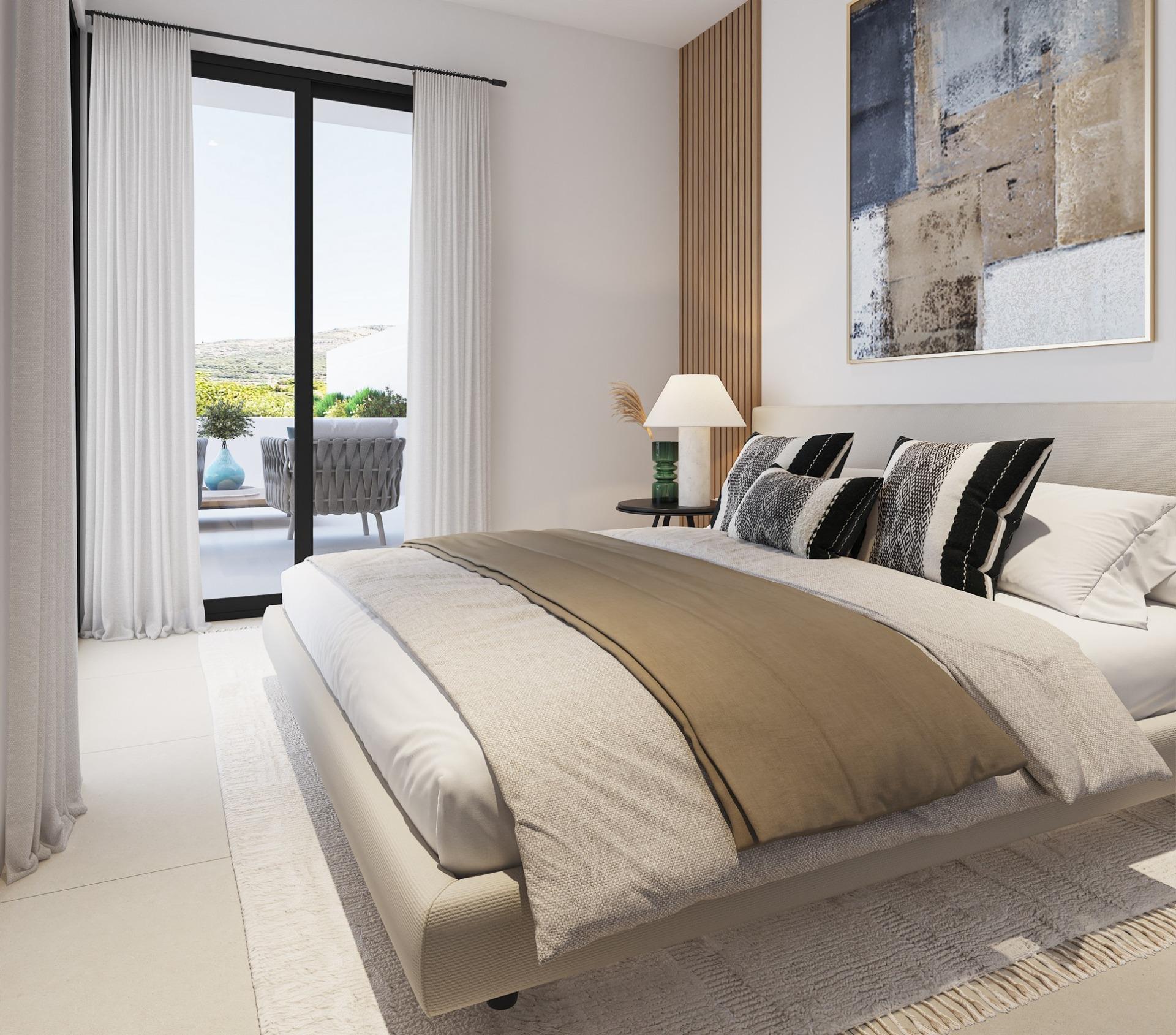 New build apartments with open views in alfaz del pi