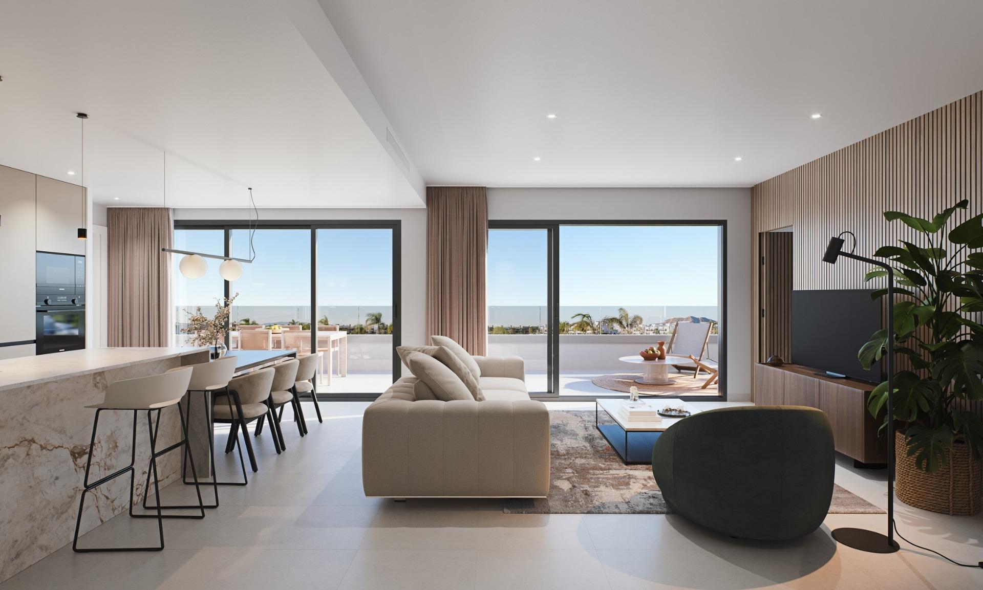 Luxury new build apartments for sale in santa rosalia lake and life resort murcia