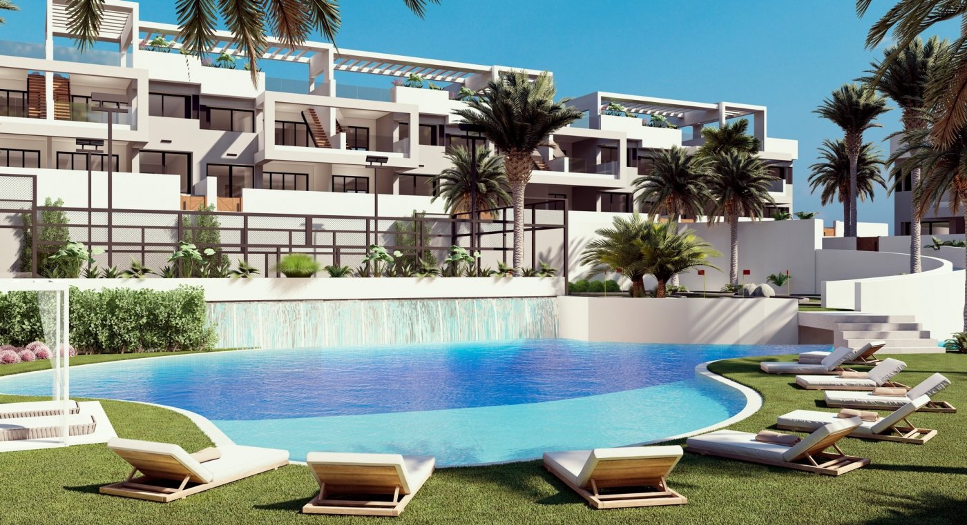 New build residential of bungalow apartments in los balcones