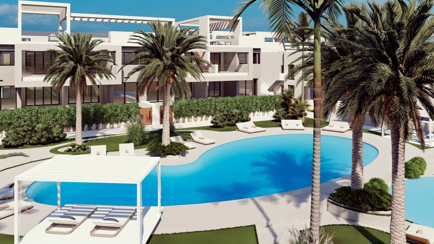 New build residential of bungalow apartments in los balcones