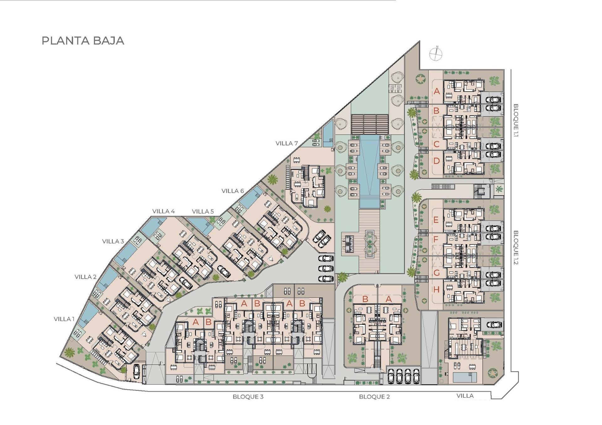 New build residential complex near serena golf and the mar menor in los alcazares