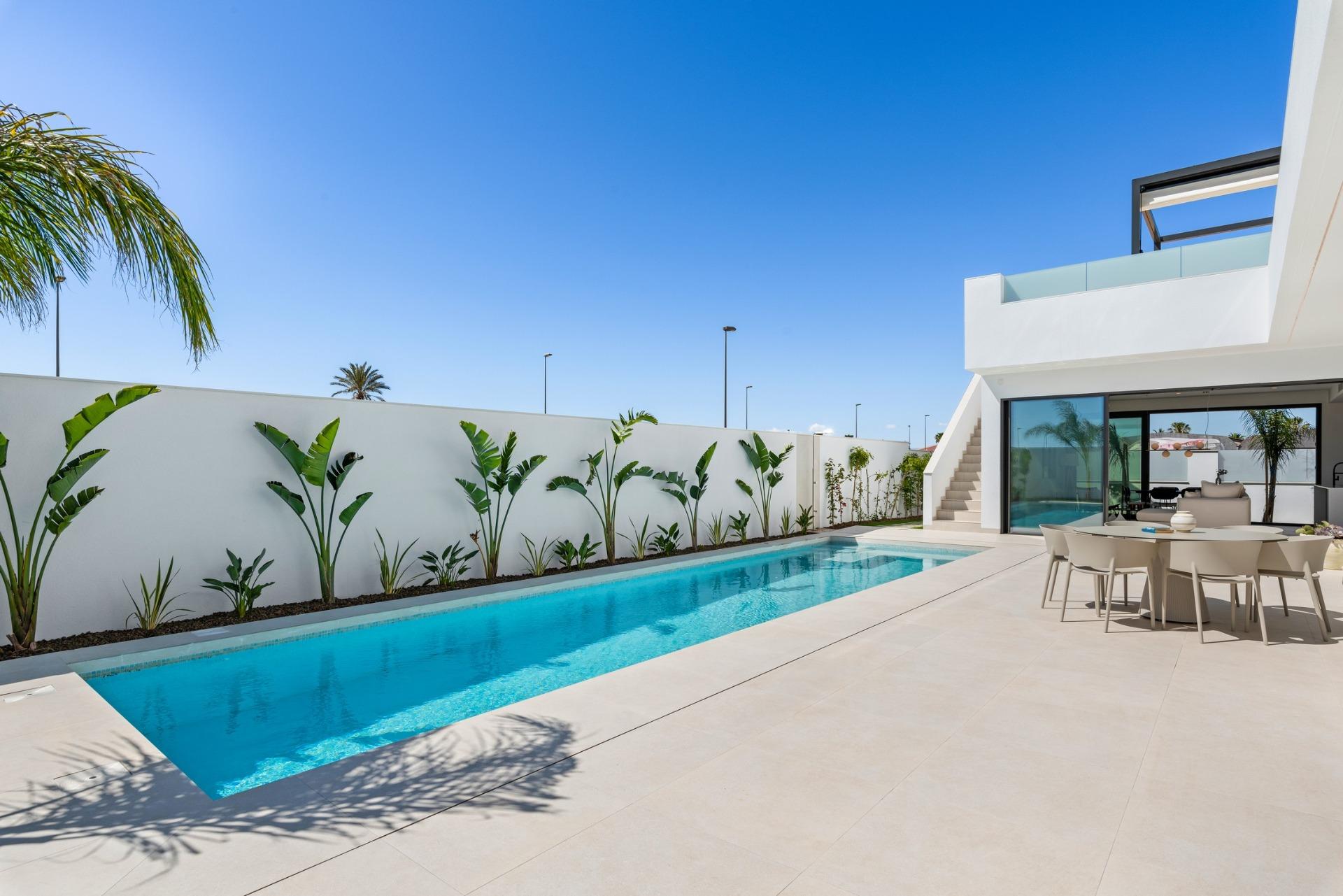 New build villas near serena golf in los alcazares