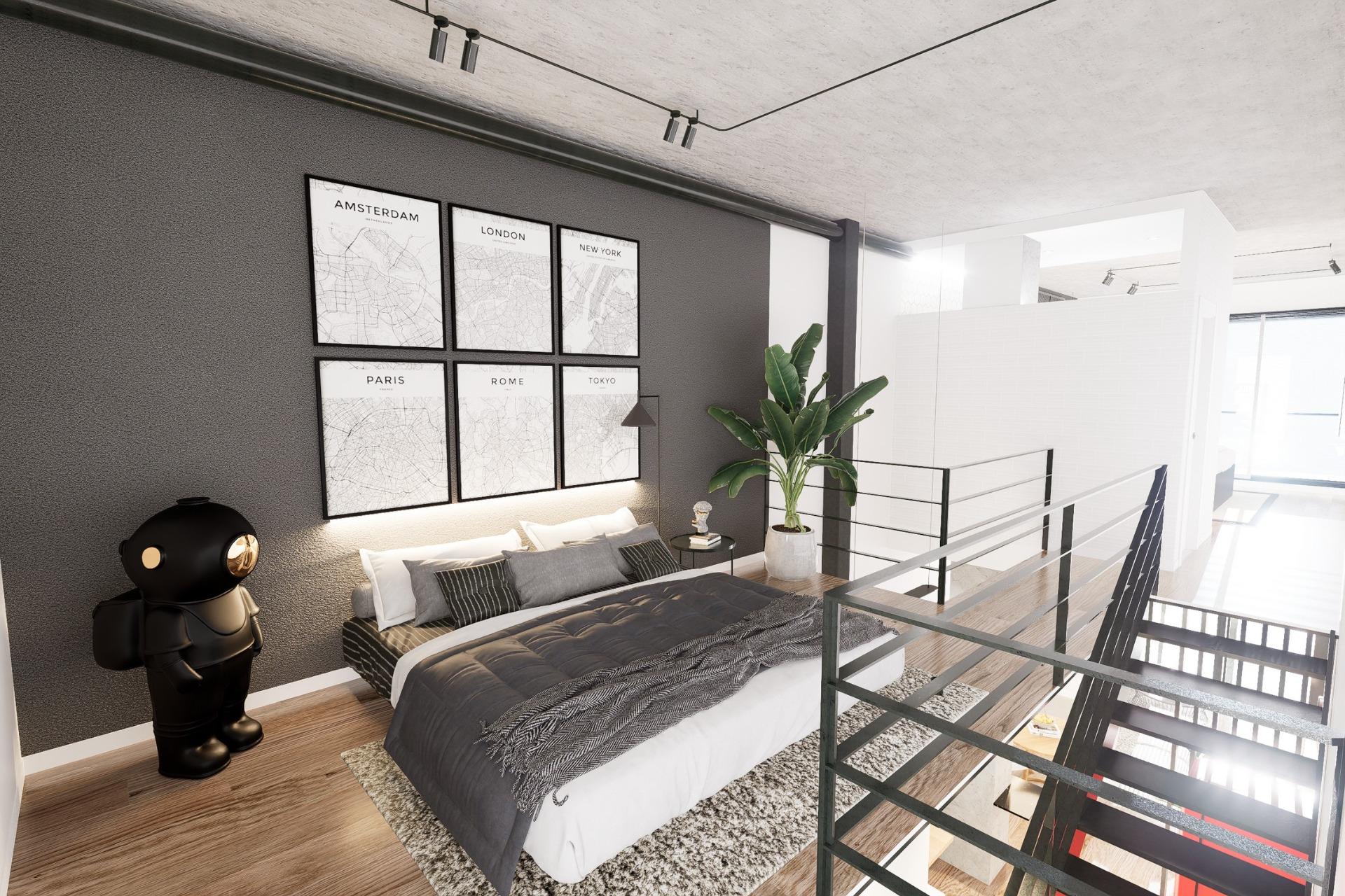 Modern duplex loft apartments in the heart of alicante
