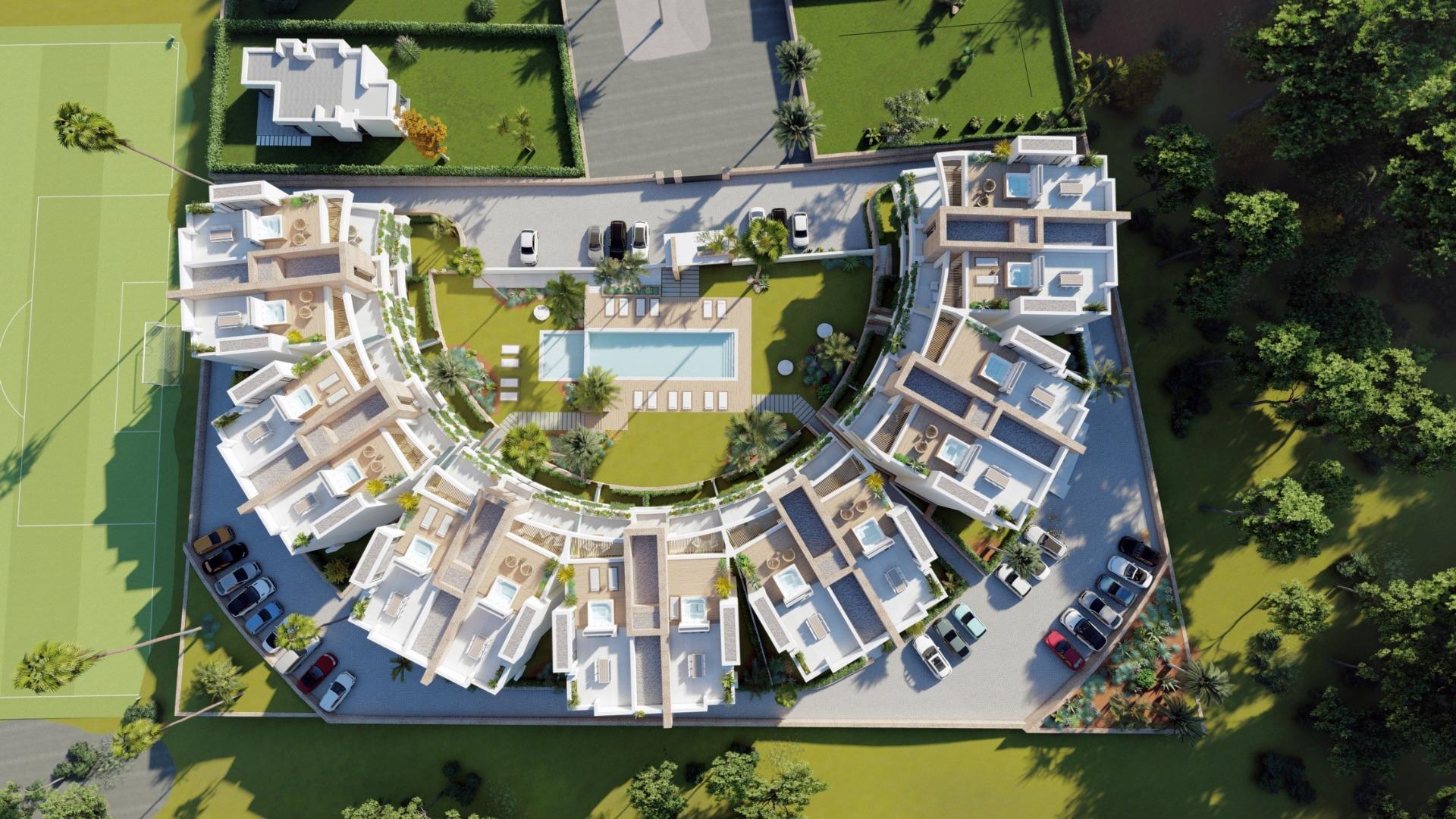New build residential complex in la manga club resort