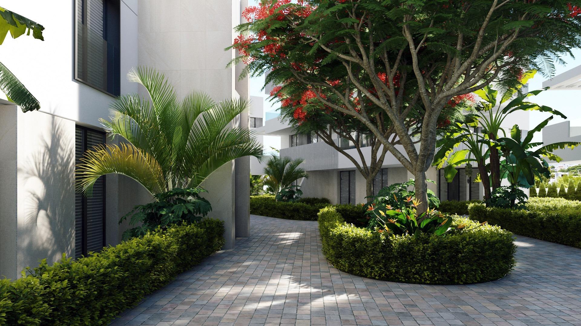New build apartments in private gated resort in province of murcia