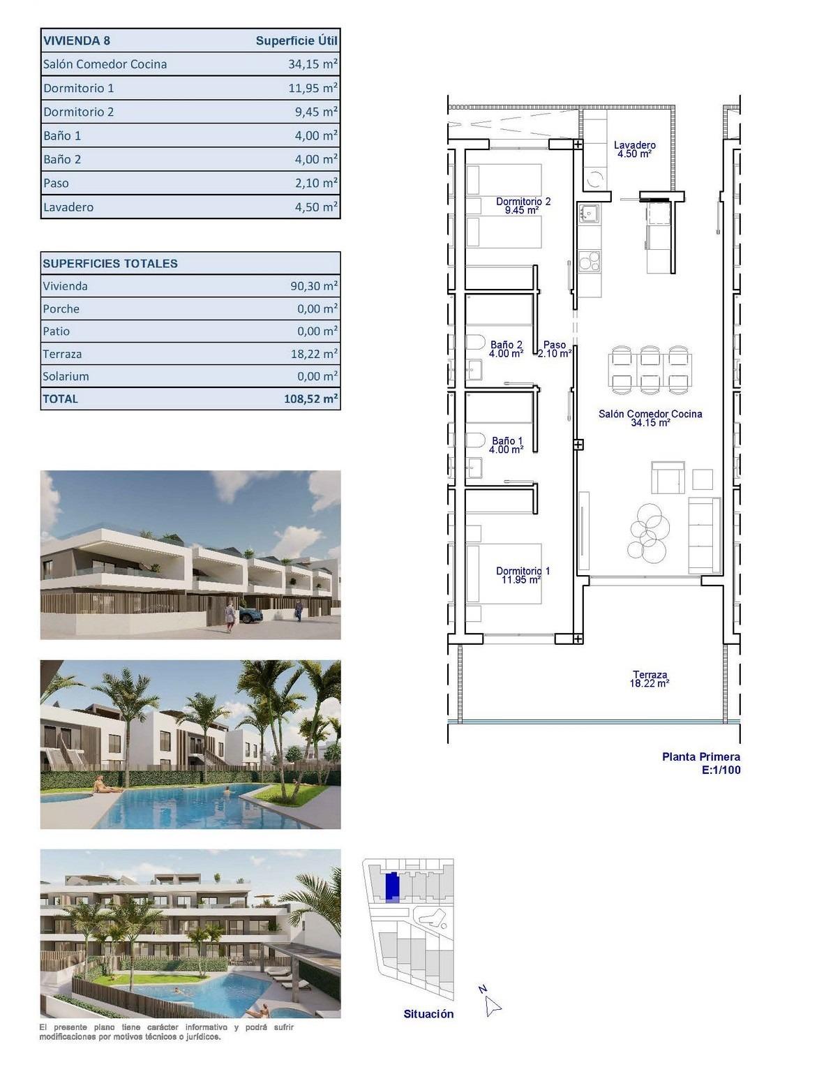 New build apartments and bungalows for sale in pilar de la horadada near the beach
