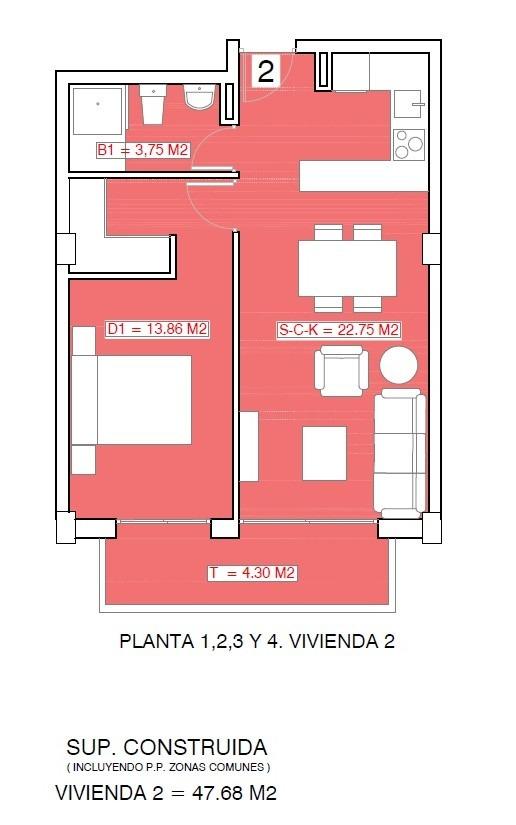 Modern apartments with rooftop pool just 250 metres from acequion beach