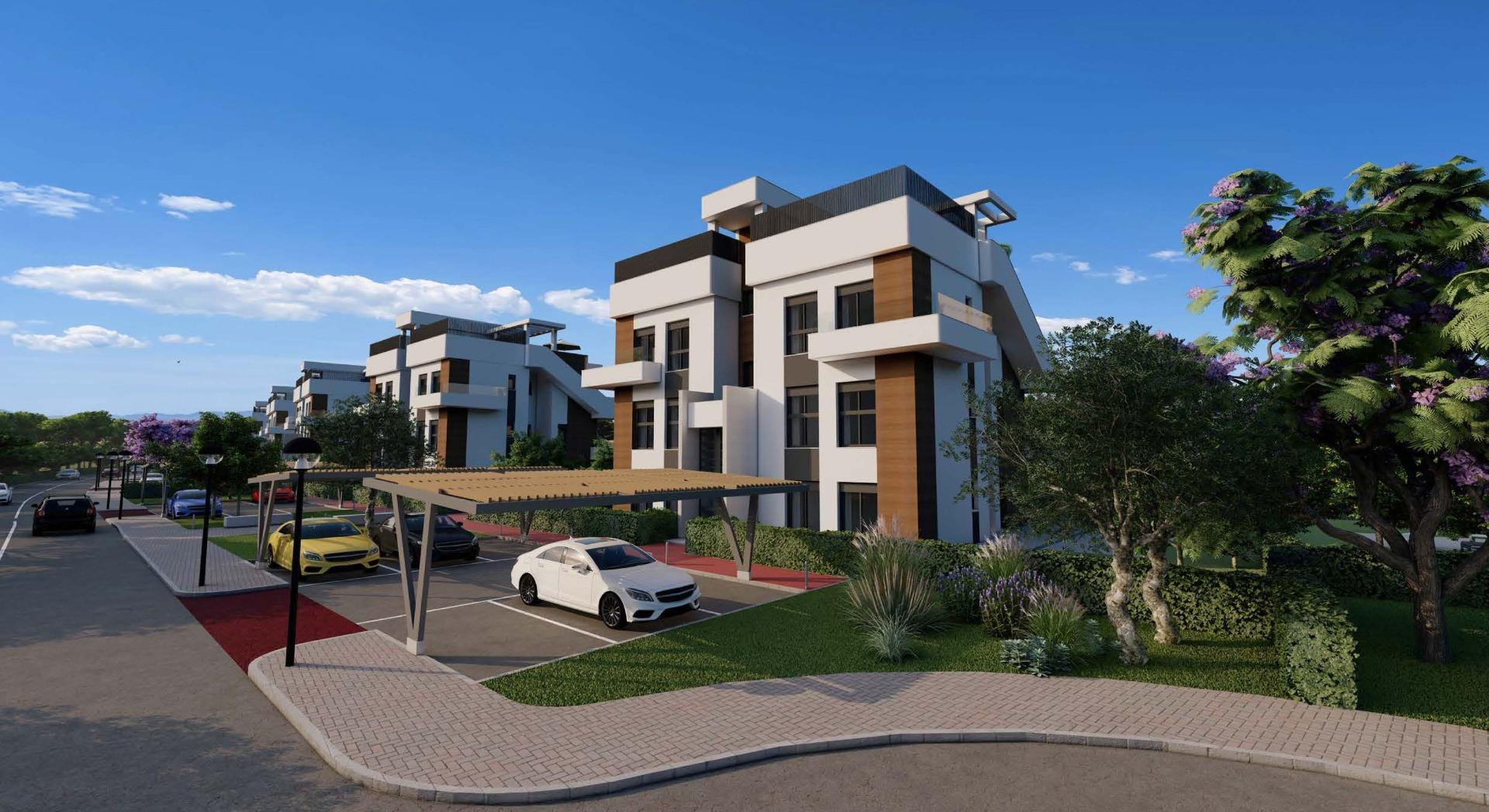 New build apartments in hacienda del Álamo golf resort, murcia