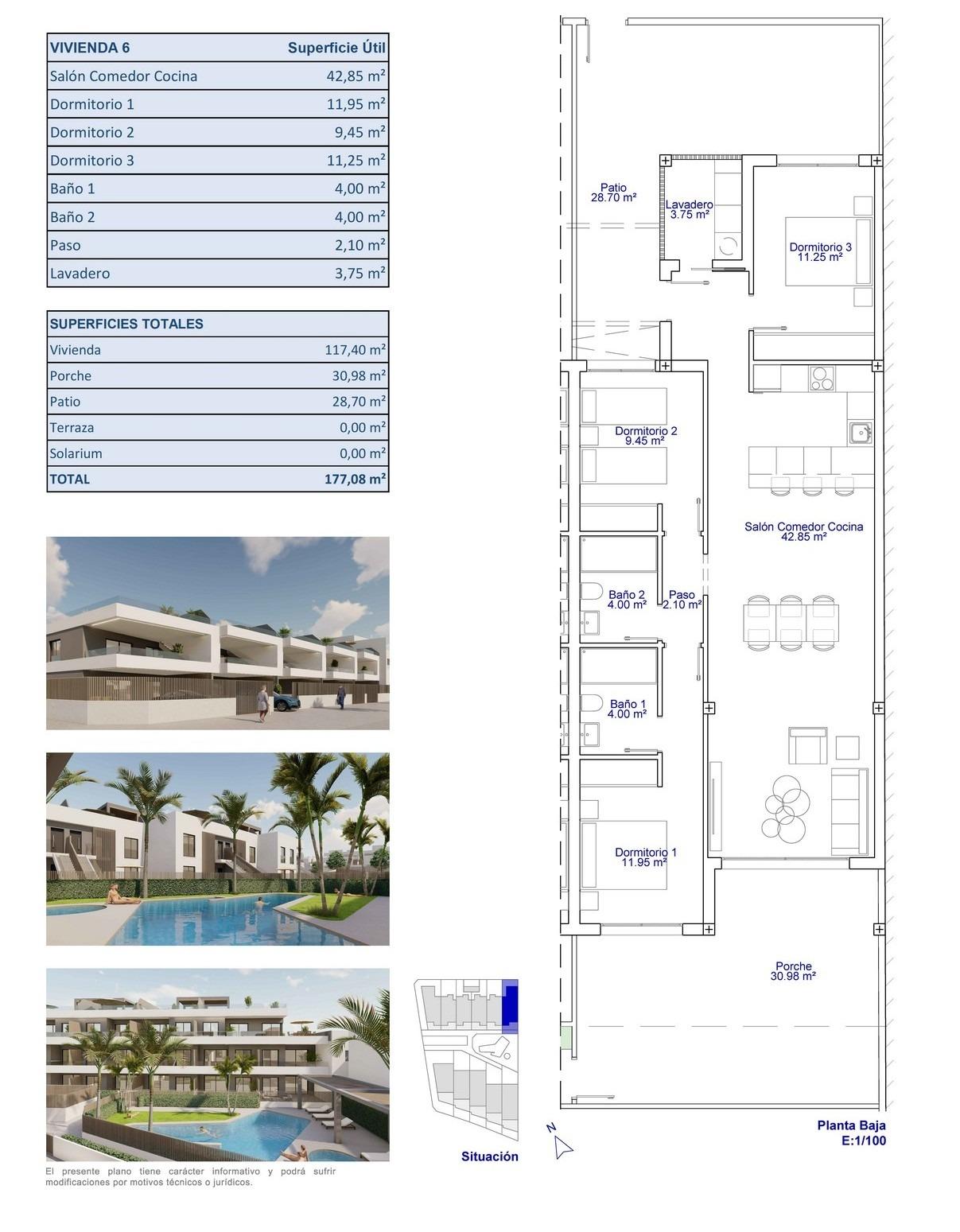 New build apartments and bungalows for sale in pilar de la horadada near the beach
