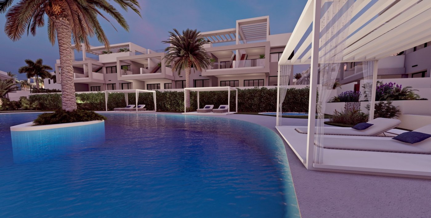 New build residential of bungalow apartments in los balcones